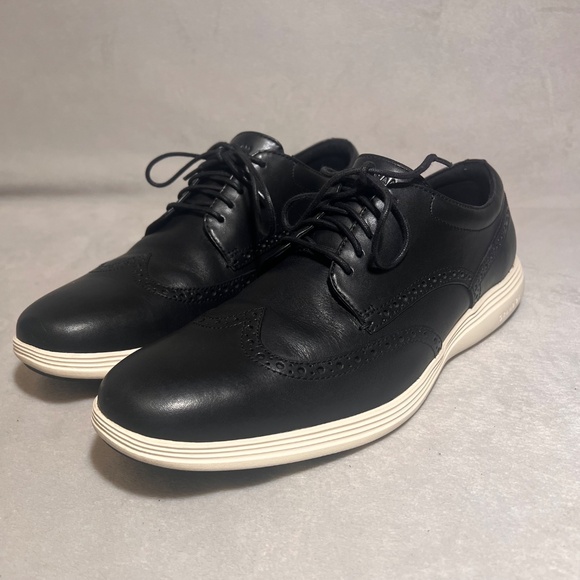Cole Haan Men\'s Grand Tour Wingtip Oxford Shoes Size 13 M Black  / MSRP $ 150.00 main image 10